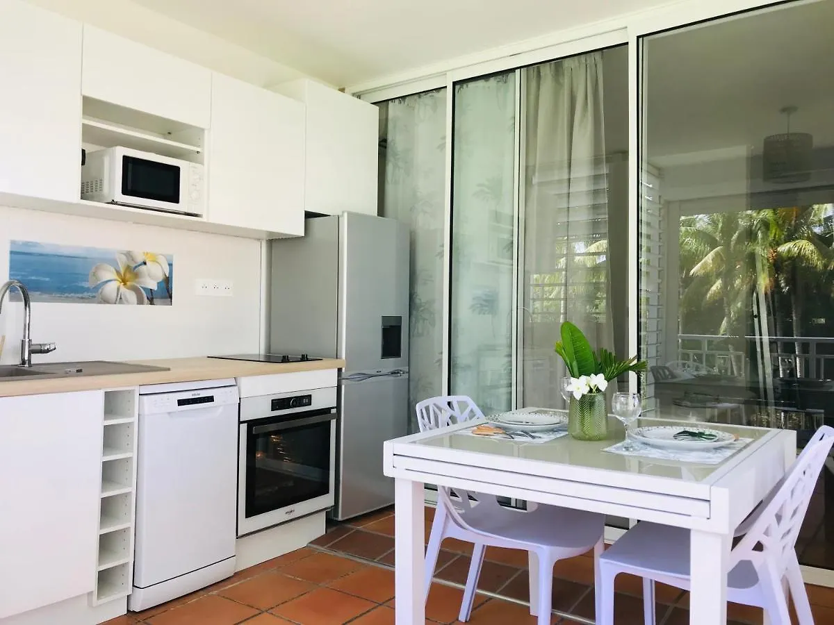 Coeur Tiare Studio Lounge Piscine Plage Cocotiers Saint-Francois  Guadeloupe